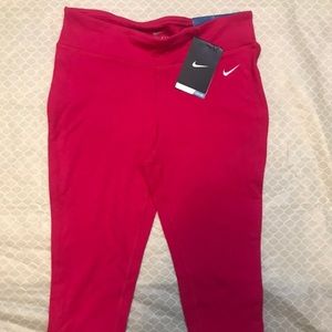 Red Nike running pants new with tags! Size small